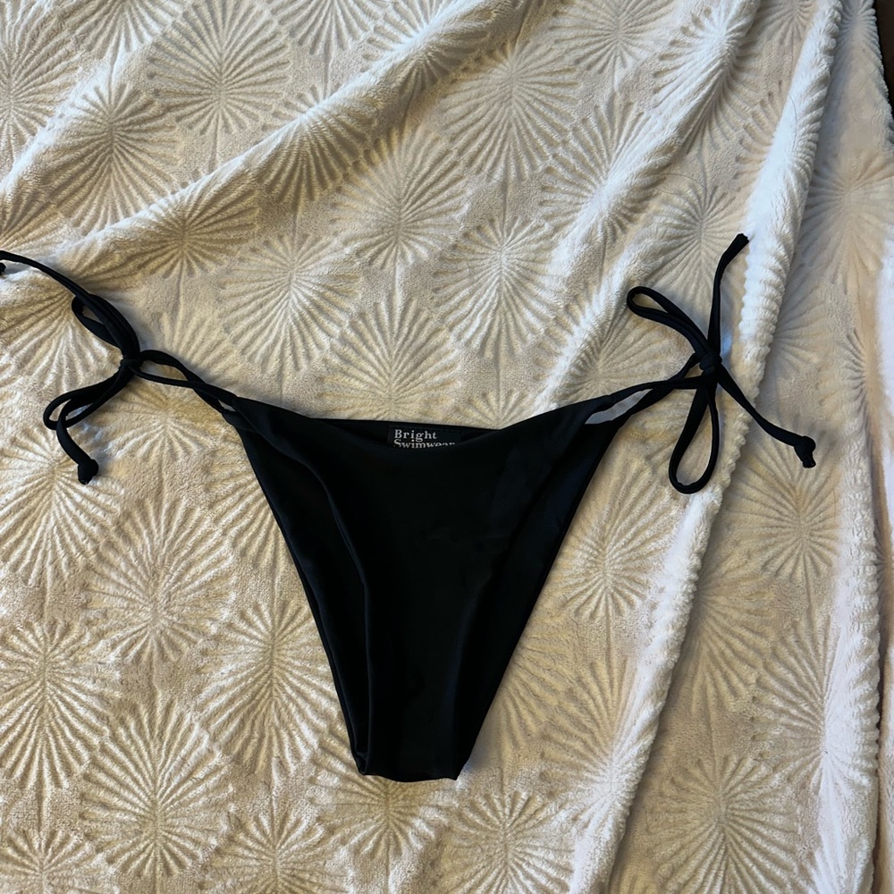 Black Bikini Bottom side ties